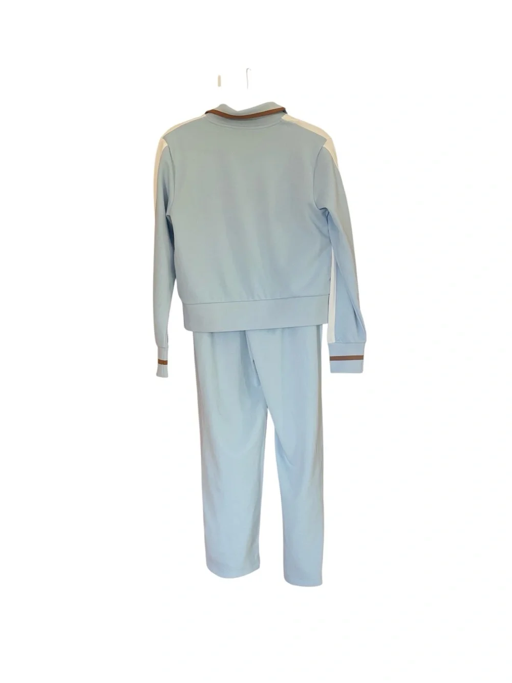 wild fable Light Blue & Cream Track Jacket and Pants